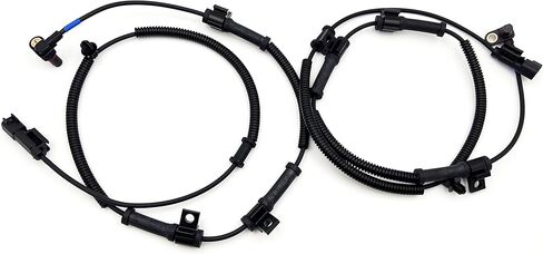 2 قطعة مستشعر سرعة العجلات الأمامية اليسرى واليمنى ABS متوافق مع Ford 2011-2012 F250 F350 F-350 Super Duty V8 6.2L 6.7L يستبدل BC3Z2C204C ALS2075 5S12346 in Kuwait