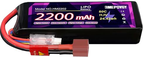 11.1 فولت بطارية ليبو 3S 2200 مللي أمبير 50C مع قابس T لطائرة بدون طيار FPV كوادكوبتر RC طائرة in Kuwait