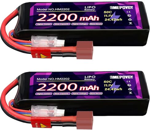 11.1 فولت بطارية ليبو 3S 2200 مللي أمبير 50C مع قابس T لطائرة بدون طيار FPV كوادكوبتر RC طائرة in Kuwait