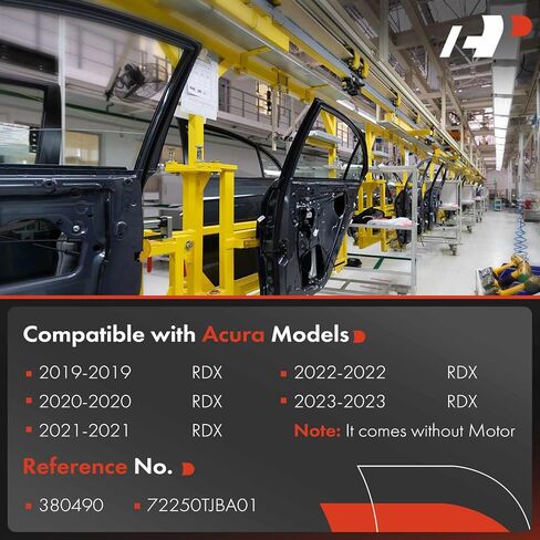 A-Premium Power Window Regulator Front Driver Side Compatible with Acura RDX 2019 2020 2021 2022 2023, Without Motor in Kuwait