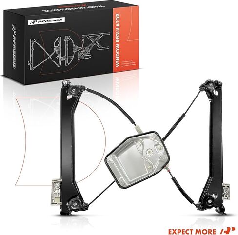 A-Premium Front Left Driver Side Electric Power Window Regulator Without Motor Compatible with Volkswagen Eos 2007-2016 in Kuwait