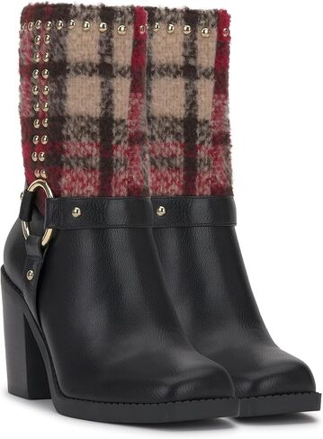 Jessica Simpson Womens Faux Leather Studded Mid-Calf Boots in Saudi Arabia