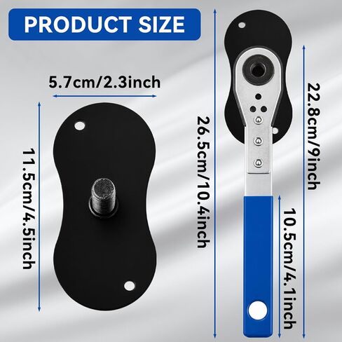Brake Tool, Brake Caliper Compression Tool, Brake Caliper Tool with 2 Heavy-Duty Caliper Hooks, 4-in-1 Universal 360° Ratcheting System for Car Disc Brake Repair (Blue) in Saudi Arabia