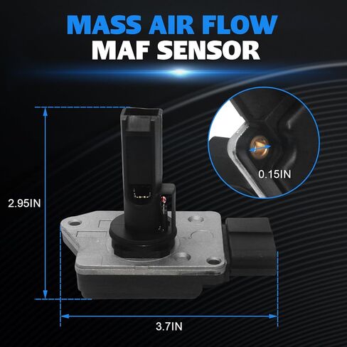 XF2F-12B579-AA مستشعر تدفق الهواء الشامل MAF مستشعر لفورد E-150 E-250 إسكيب مرافقة التركيز موستانج رينجر توروس ويندستار 1999-2005 مازدا B2300 B3000 B4000 تحية 2001-2006 ميركوري ماونتينير سابل in Kuwait