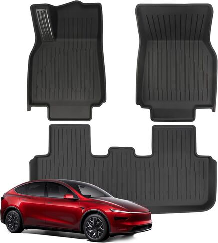 TPE Floor Mats fit for Tesla Model Y Juniper 2025 2026 All Weather Cargo Liner Cargo Trunk and Front Rear Cargo Mat Full Set in Saudi Arabia