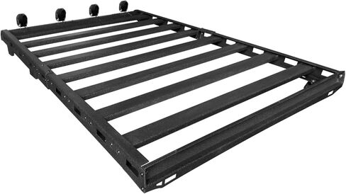 Hard Top Basket Roof Rack w/Ladder & 4 LED Lights Compatible with 2010 2011 2012 2013 2014 2015 2016 2017 2018 2019 2020 2021 2022 2023 2024 Toyota 4Runner 5th Gen in Saudi Arabia