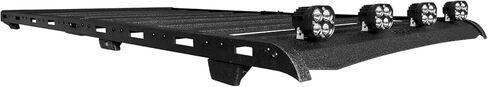 Hard Top Basket Roof Rack w/Ladder & 4 LED Lights Compatible with 2010 2011 2012 2013 2014 2015 2016 2017 2018 2019 2020 2021 2022 2023 2024 Toyota 4Runner 5th Gen in Saudi Arabia