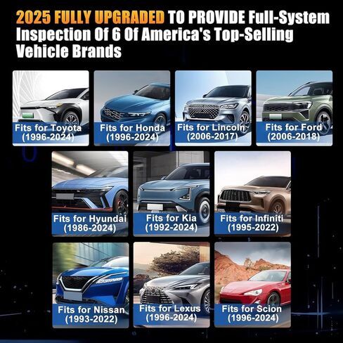 OBD2 Scanner Check Engine Light Car Code Reader Clear Error Codes ABS SRS SAS Etc Full Vehicle System Diagnostics Tool Compatible with Toyota Honda Ford in Saudi Arabia