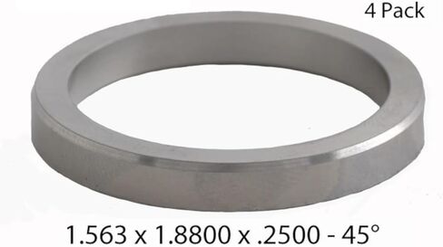 مقاعد صمام السحب من LowPricedAutoParts (عدد 4) | 1.5625 × 1.8800 × .2500 بوصة | كروم عالي in Kuwait