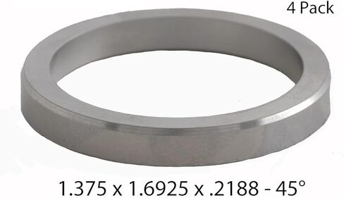 LowPricedAutoParts Exhaust Valve Seats (4 Count) | 1.375 x 1.6925 x .2188" | High Chrome in Kuwait