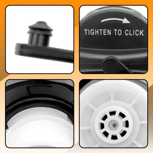 Fuel Filter Cap Fit for Jeep Wrangler JL 2018-2022 Gladiator Dodge Challenger 2020-2022, Gas Cap Fuel Filter Cover Replace 68484447AA 68484447AB in Saudi Arabia