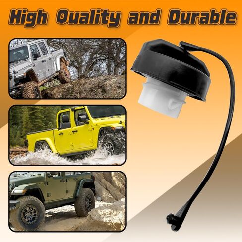 Fuel Filter Cap Fit for Jeep Wrangler JL 2018-2022 Gladiator Dodge Challenger 2020-2022, Gas Cap Fuel Filter Cover Replace 68484447AA 68484447AB in Saudi Arabia