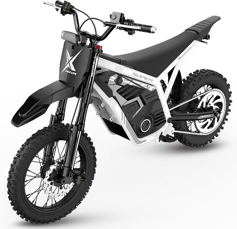 eskute nova x دراجة نارية ترابية كهربائية، محرك 35-46 ميلا في الساعة 4000 واط، تسلق 40 درجة مع بطارية معتمدة 48 فولت 22.8 أمبير، فرامل هيدروليكية كاملة التعليق، الطرق الوعرة الجبلية للمراهقين والبالغين وزن in Kuwait