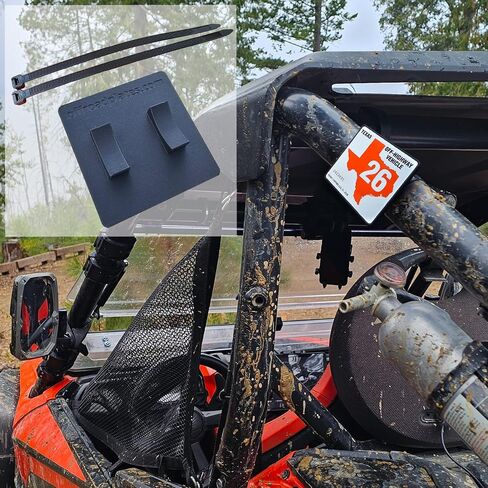 Colorado OHV Permit Decal Sticker Mount Plate for SxS/UTV/RZR Cage Tube Mounting fits Can-Am/Polaris/Honda in Kuwait