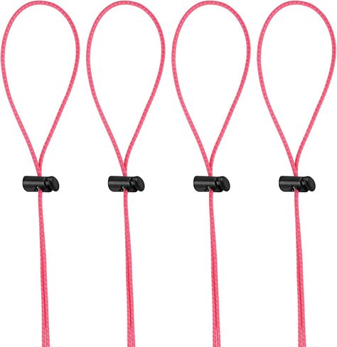 Oumers Bungee Goggle Strap Kit(4-Pack), Adjustable Replacement Swimming Goggle Straps with Cord Lock Clamp for Swim Goggles Anti Fog Racing Kids Goggles |Universal Durable, One Size Fits All in Saudi Arabia