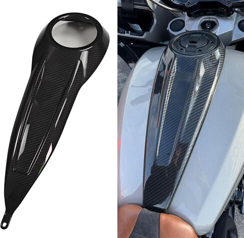 Dash Fuel Tank Console Cover Carbon Fiber Gas Tank Cap Cover Compatible For Harley Touring 2023 2024 2025 CVO Street Glide CVO Road Glide CVO Road Glide ST Street Glide Ultra Road Glide in Saudi Arabia