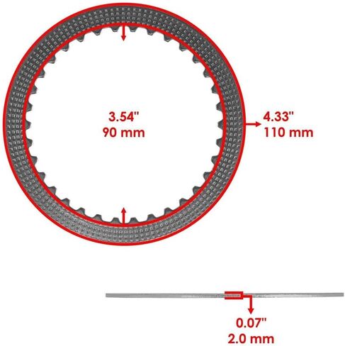 قطع غيار للوحة القابض 5x لهوندا CRF150F CRF230F / 22321-KPS-900 Mod-C33C-27674 in Kuwait