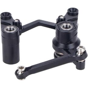 Precision CNC Machined Aluminum Steering Bellcrank and Drag Link Servo Saver Set for Traxxas BL-2S Slash 4x4 4WD Upgrade Parts(Black) in Kuwait