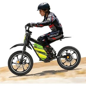 eAhora S4 Electric Dirt Bike for Kids 8-14, Peak 1200w 26.8MPH Electric Motorcycle, 37Miles 120-150 mins Ride Time, Adjustable 3-Speed Off-Road Ebike for Kids, 16IN Knobby Tires Max Load 176 Lbs in Saudi Arabia