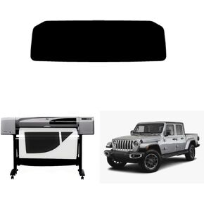 Premium Carbon Window Tint Fits Jeep Gladiator 2020-2026 windshield computer precut (50% without C/O) in Kuwait