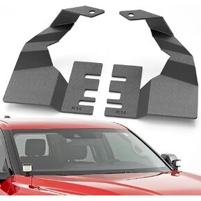 A-Pillar Hood Hinges Ditch Light Bracket Compatible with 2022 Toyota Tundra, Lighting Mount Brackets for Auxiliary Off Road LED Work Pod Light (2PCS, Black) in Saudi Arabia