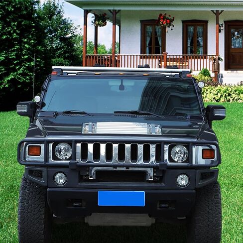 دعامة تثبيت على عمود الضوء متوافقة مع ملحقات Hummer H2 2003-2009، مجموعة أدوات تثبيت مصابيح العمل LED للزجاج الأمامي السفلي المزدوج (النمط B) in Kuwait