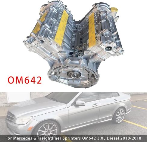 محرك كتلة المحرك MAD هورنتس OM642 لسيارة Mercedes Freightliner Sprinter OM642 3.0L ديزل 2010-2018 in Kuwait