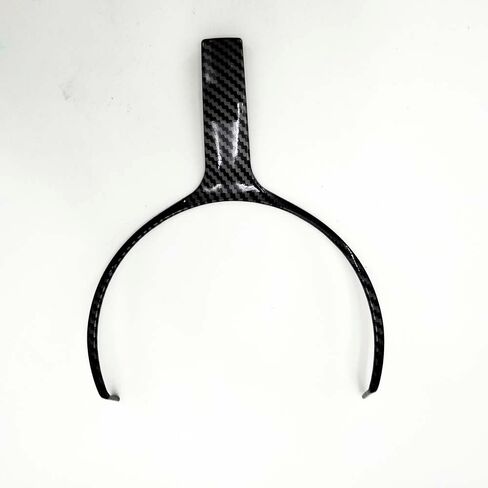 Gloss Black Carbon Fiber Look Steering Wheel Trim for BMW 3 4 5 6 Series M-Sport in Saudi Arabia
