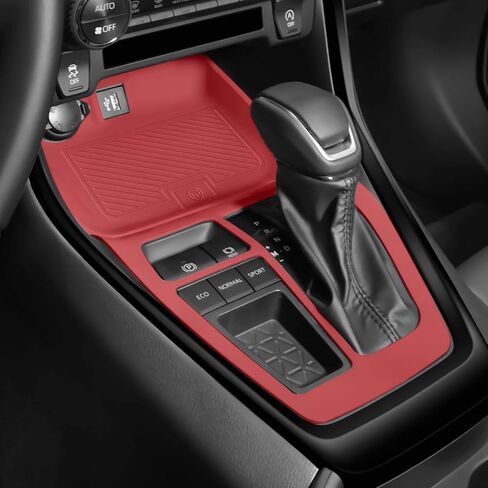 Temmis Dashboard Organizer for Toyota 2020-2025 RAV4 /RAV-4 / Wildlander, Silicone Dash Board Tissue Holder Dash Storage Tray Container Box Behind Screen-Black in Saudi Arabia
