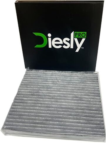 فلتر هواء المقصورة Diesly Pro DP6700CA مع الكربون المنشط. فلتر هواء كابينة بديل متوافق مع ذاكرة الوصول العشوائي 2016-2022 1500 2500 3500 in Kuwait