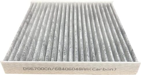 فلتر هواء المقصورة Diesly Pro DP6700CA مع الكربون المنشط. فلتر هواء كابينة بديل متوافق مع ذاكرة الوصول العشوائي 2016-2022 1500 2500 3500 in Kuwait