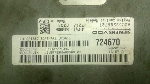 وحدة التحكم في المحرك ECM تناسب 07-10 متوافقة مع جيب باتريوت كومباس P68027210AC 68027210AC in Kuwait