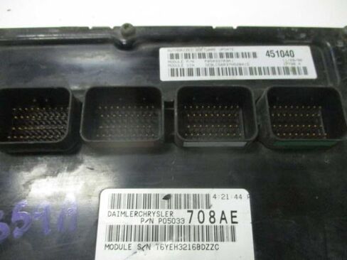 وحدة التحكم في المحرك ECM 2.7L تناسب 07-08 سيبرينغ 05033703AJ P05033703AJ in Kuwait