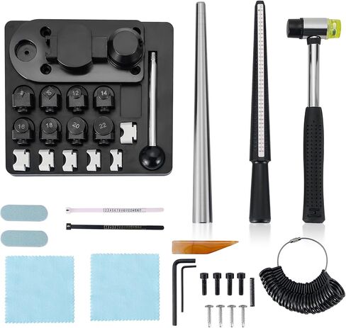 FLKQC Ring Bender Tool, Ring Maker Kit for Spoon Rings, Spoon Ring Bender Tool for Ring Jewelry Making, Spoon Ring Bender, Ring Bending Tool for Spoon Rings in Kuwait
