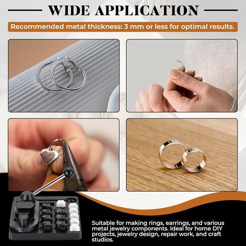 FLKQC Ring Bender Tool, Ring Maker Kit for Spoon Rings, Spoon Ring Bender Tool for Ring Jewelry Making, Spoon Ring Bender, Ring Bending Tool for Spoon Rings in Kuwait