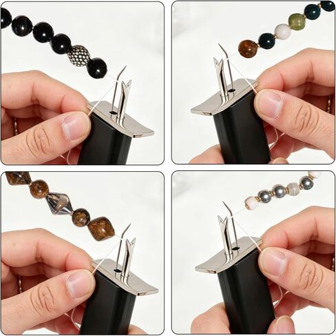 Kkwooidm Bead Knotting Tool and Beading Supplies are Suitable for Jewelry Making,Knot Tying Kit They are Also Ideal Choices for DIY Jewelry Beading,Beading Tools,Bracelet Making Tools and Materials in Saudi Arabia