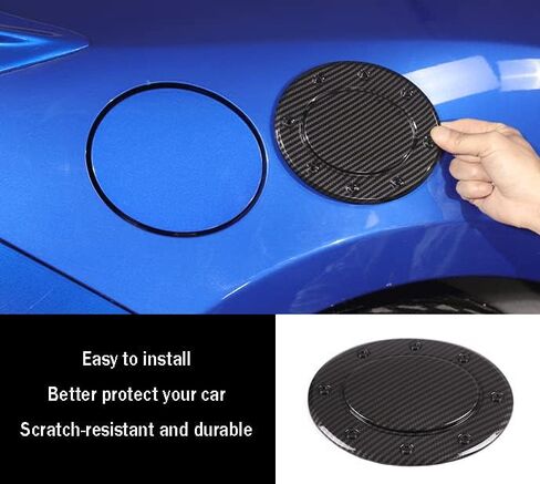 Car Accessories Fit For Subaru BRZ & Toyota 86 2012-2020 Exterior Fuel Tank Cover Gas Lid Cap (Carbon Fiber Style) ABS 1 PC in Kuwait