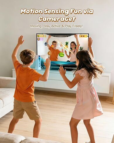 MetFut AR Motion Game Console التوصيل والتشغيل، ألعاب التلفزيون للأطفال والكبار - ليالي الألعاب العائلية في الأماكن المغلقة in Kuwait