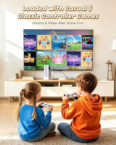 MetFut AR Motion Game Console التوصيل والتشغيل، ألعاب التلفزيون للأطفال والكبار - ليالي الألعاب العائلية في الأماكن المغلقة in Kuwait