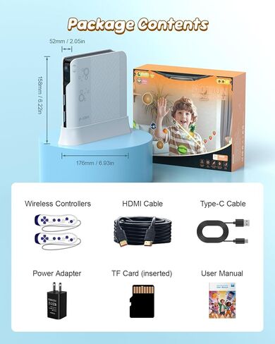 MetFut AR Motion Game Console التوصيل والتشغيل، ألعاب التلفزيون للأطفال والكبار - ليالي الألعاب العائلية في الأماكن المغلقة in Kuwait