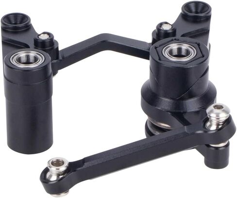 Precision CNC Machined Aluminum Steering Bellcrank and Drag Link Servo Saver Set for Traxxas BL-2S Slash 4x4 4WD Upgrade Parts(Black) in Kuwait