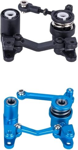 Precision CNC Machined Aluminum Steering Bellcrank and Drag Link Servo Saver Set for Traxxas BL-2S Slash 4x4 4WD Upgrade Parts(Black) in Saudi Arabia