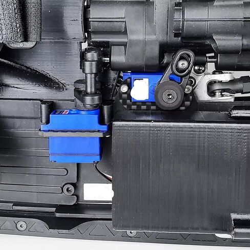 مكونات سيارة RC متوافقة مع محوري لـ SCX10 III AXI03006 AXI03007 1/10 RC أجزاء ترقية السيارة 2 قطعة مجموعة حماية مؤازرة من ألياف الكربون in Kuwait