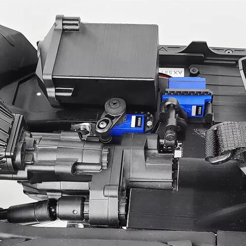 مكونات سيارة RC متوافقة مع محوري لـ SCX10 III AXI03006 AXI03007 1/10 RC أجزاء ترقية السيارة 2 قطعة مجموعة حماية مؤازرة من ألياف الكربون in Kuwait