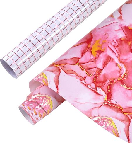 Tintnut Flame Permanent Vinyl-12 x 8ft, Blue Fire Patterned Permanent Adhesive Vinyl for Cutting Machine, Waterproof Roll for Home Decor Self Sticker in Kuwait
