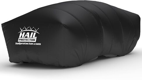 Hail Protector Car Cover, Inflatable Hail Proof Shield for SUV, Truck & Van, Portable Protection Against Any Size Hailstones, Complete System - SUV2 (Silver) in Saudi Arabia