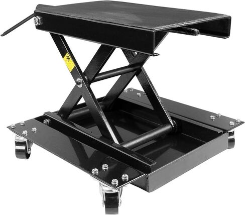 Stark USA Scissor Lift Floor Jack for Motorcycle Dirt Bike Center Scissor Lift w/Wheel Cart 1100LBS Capacity Lift Motor Cycle Bike in Kuwait