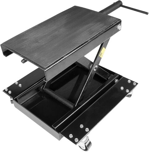 Stark USA Scissor Lift Floor Jack for Motorcycle Dirt Bike Center Scissor Lift w/Wheel Cart 1100LBS Capacity Lift Motor Cycle Bike in Kuwait