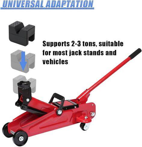 Jack Pad Adapter, Anti-Slip Jack Stand Lift Point Rubber Pads, Heavy Duty Slotted Frame Rail Pinch Weld Protector, Universal Jacks Pad Adapter Accessories for Floor Jack(4PCS) in Kuwait