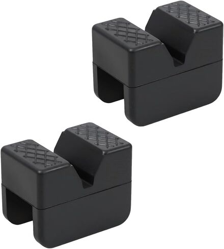 Jack Pad Adapter, Anti-Slip Jack Stand Lift Point Rubber Pads, Heavy Duty Slotted Frame Rail Pinch Weld Protector, Universal Jacks Pad Adapter Accessories for Floor Jack(4PCS) in Kuwait